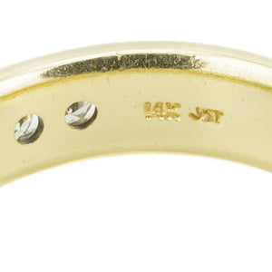 0.75ctw Round Diamond Men's Wedding Band Ring in 14K Yellow Gold