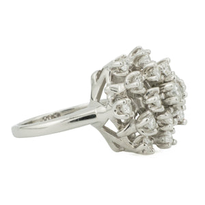 1.00ctw Diamond Fashion Ring in 14K White Gold - Size 5.25