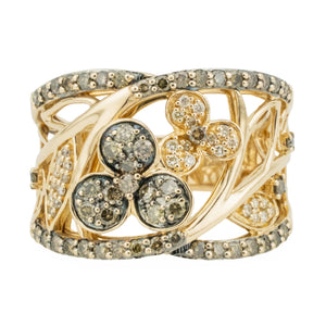 Le Vian 0.60ctw Chocolate Diamond Accented Fashion Ring in 14K Rose Gold - Size 7