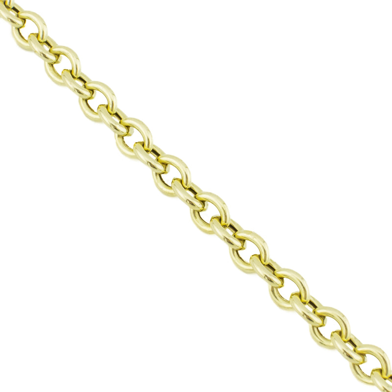 5mm Wide Cable Chain Link 7.5" Bracelet in 14K Yellow Gold - 5.3 Grams