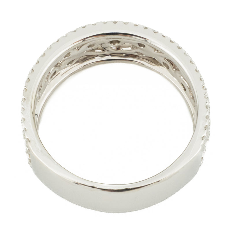 Neil Lane 0.60ctw Diamond Accented Wedding Band Ring in 14K White Gold - Size 8.5