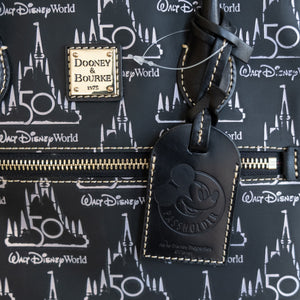 Walt Disney World 50th Anniversary Leather Dooney & Bourke Tote Bag