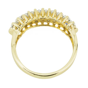 1.80ctw Lab Sapphire & Diamond Accented Gemstone Ring in 14K Yellow Gold - Size 8