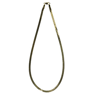 20" Herringbone Chain Necklace in 14K Yellow Gold