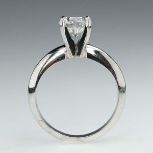 0.95ct Round Diamond Solitaire Engagement Ring in 950 Platinum Engagement Rings Oaks Jewelry 