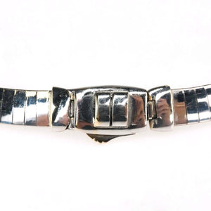 Classic Sterling Silver/14k Gold Reversible Bracelet 
