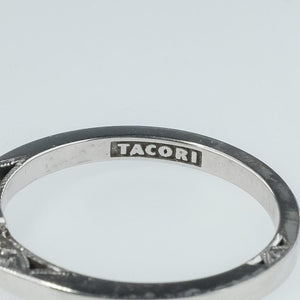 Tacori 1.02ct GIA Diamond SI2/H Side Accented Engagement Ring 18K White Gold Engagement Rings Tacori 